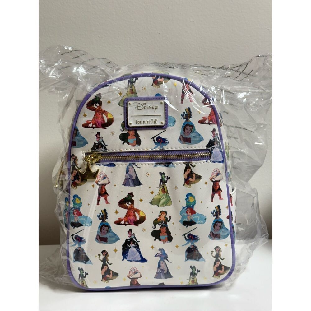 Loungefly Backpack Princess Dress Silhouettes Mini NWT - Picture 4 of 6